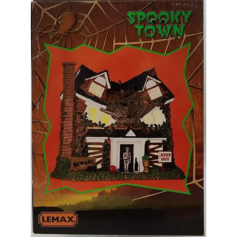 Lemax Spooky Town 2016 Monster On Maple Halloween Village #65076 Rare Retired